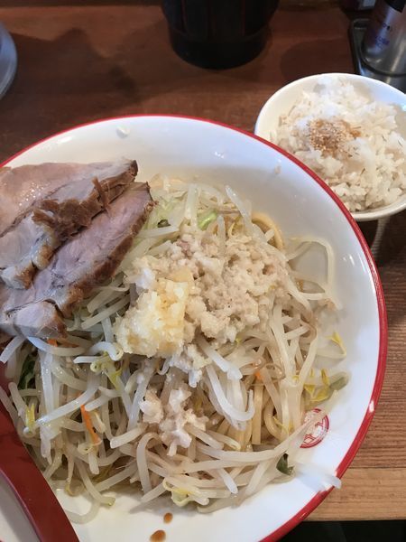 「【季節限定】背脂濃厚 まぜそば「番長」」@三田製麺所 中野店の写真