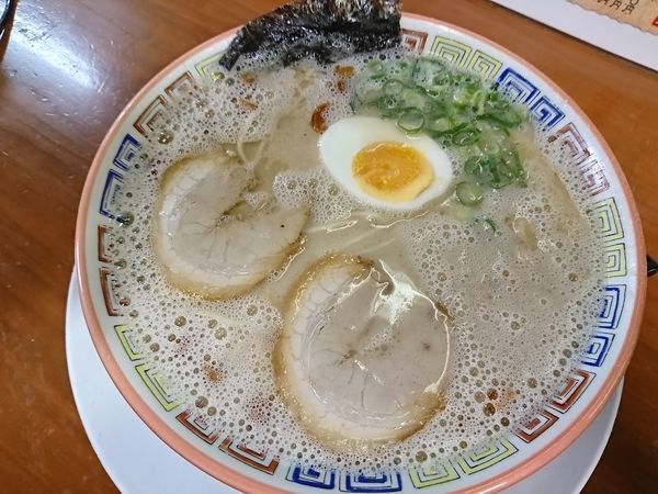 「昔ラーメン（並）」@大砲ラーメン 別府海岸通り店の写真
