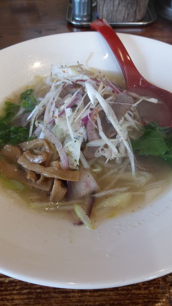 「牛塩白湯」@NOODLE MANの写真