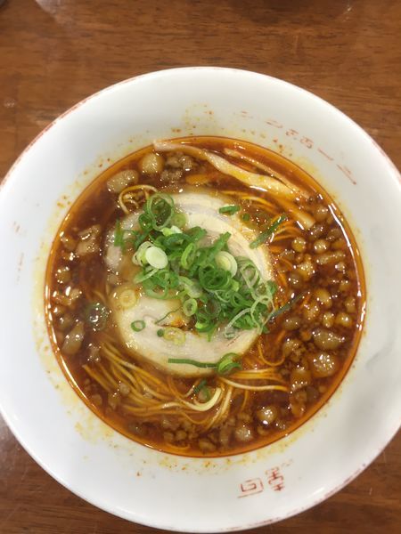 「からいラーメン」@元祖尾道ラーメン たに 駅ビル店の写真