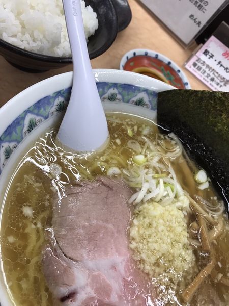 「にんにくラーメン」@めん丸 豊富店の写真
