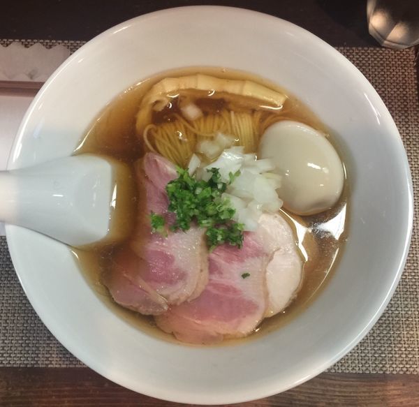 「特製煮干蕎麦」@神保町黒須の写真