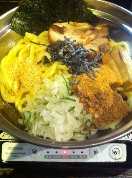 「焼き油そば」@つけめん あびすけ 日吉店の写真