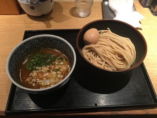 「濃厚魚介つけ麺 燻玉」@麺屋 一燈の写真