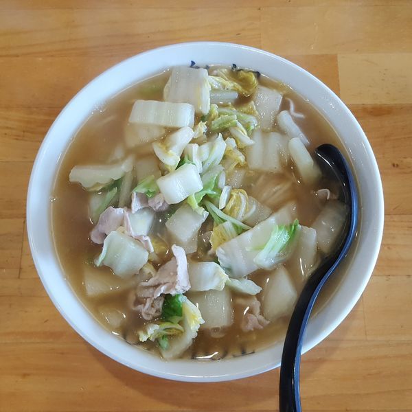 「白菜タンメン 大盛 ￥600」@白菜タンメン楽観の写真