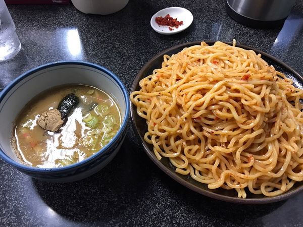 「つけ麺（大盛り×2）」@縁者の写真