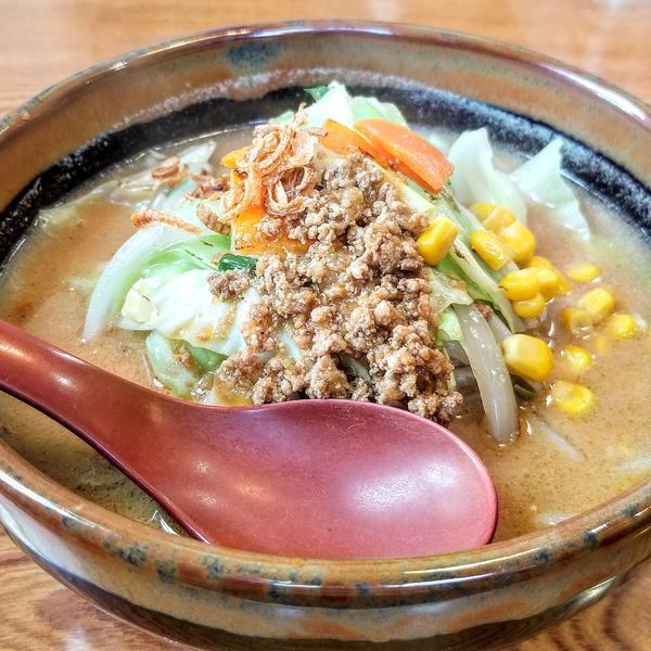 「北海道味噌野菜ラーメン」@蔵出し味噌 麺場 喜久屋 蘇我店の写真