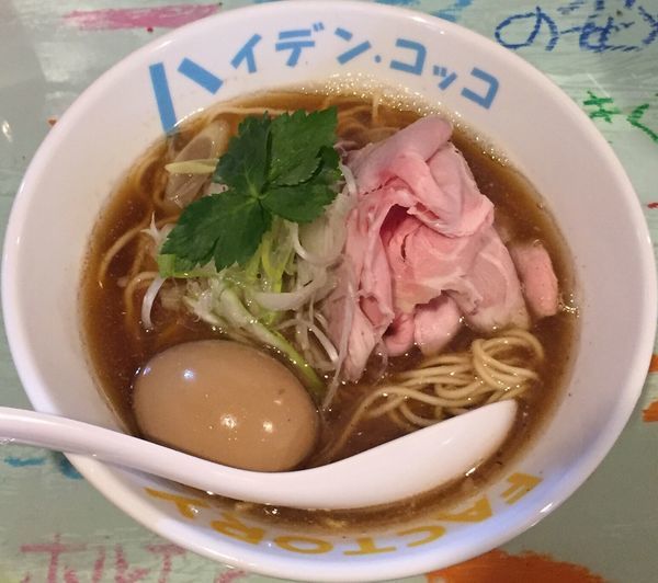 「センセーショナル中華そば700円他」@ハイデン.コッコFACTORYサマンサ・タマサの写真