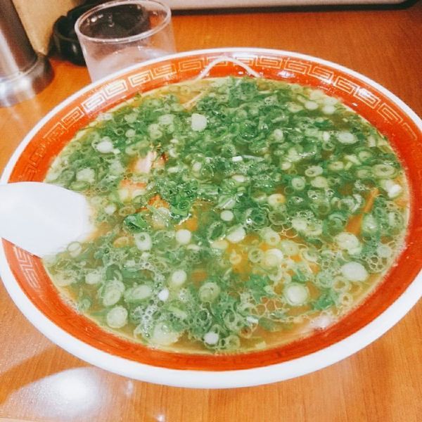 「ねぎ中華そば大盛り900円」@中華そば 山冨士 本町店の写真
