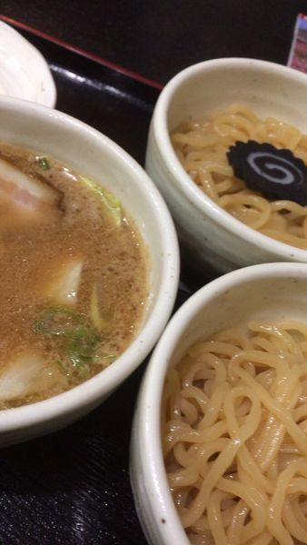 「つけ麺 ハーフ＆ハーフ」@NARU-TO 甲府中央店の写真