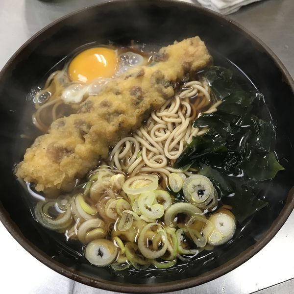 「ちくわ天（￥400）＋生玉子（クーポン）」@ポンヌッフの写真