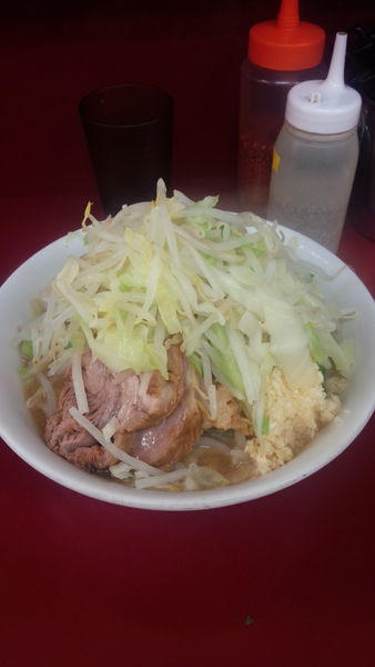「29.10 ラーメン　ニンニク、ヤサイ（700円)」@ラーメン二郎 相模大野店の写真