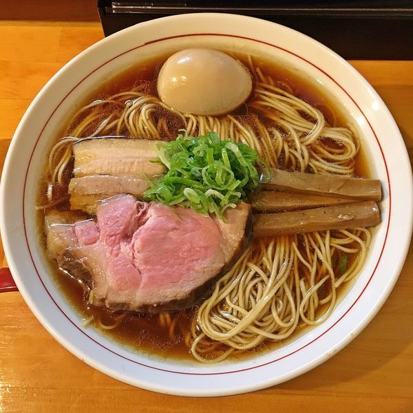 「味玉醤油（大盛）￥９５０」@麺庵ちとせの写真