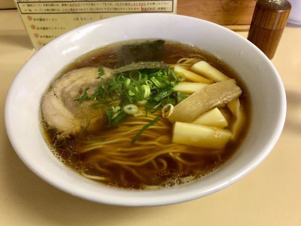 「白メンマの醤油ラーメン」@支那そば 心麺の写真