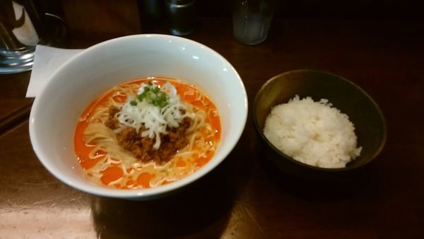 「(限定)『ごまあつ』＋ライス」@麺屋 龍壽の写真