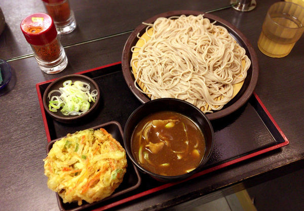 「当店限定メニュー(450円)+かき揚げ(クーポン)」@ゆで太郎 新川2丁目店の写真