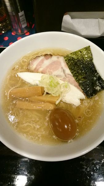 「塩らーめん  670円」@麺屋 千とせの写真