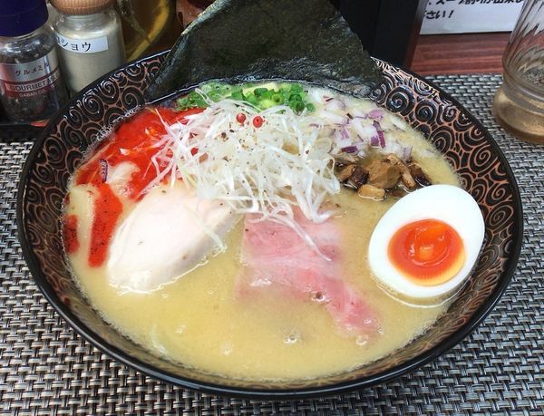 「白みそら～めん(限定･ご飯付)900円」@麺や 睡蓮の写真