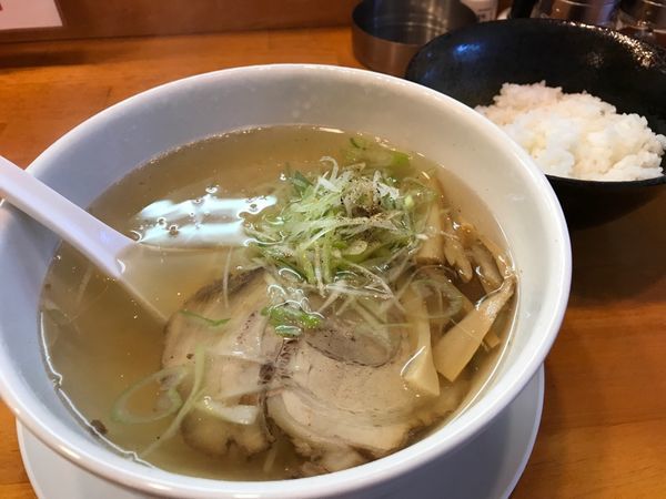 「朝ラー しょっつる 500円」@麺屋 朋の写真