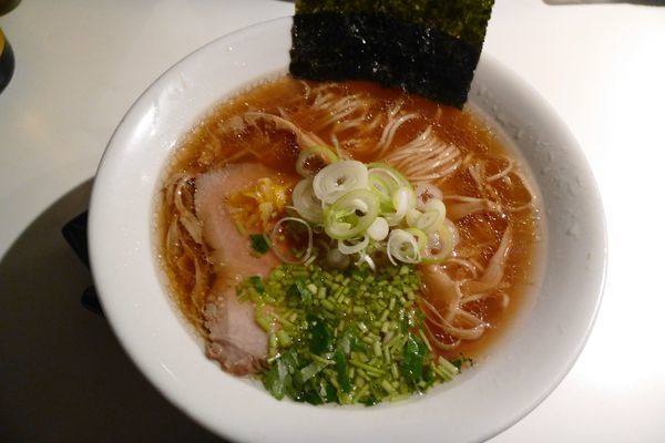 「鴨油と蛤の醤油（大盛り不可）¥850」@SOBAHOUSE金色不如帰の写真