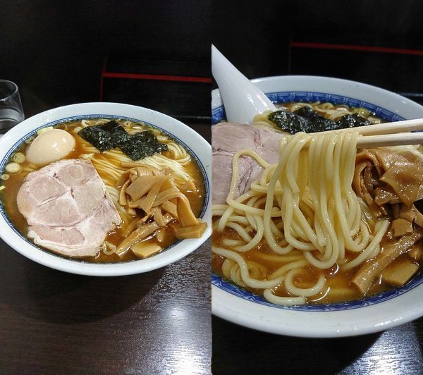 「『ラーメン 並+味玉(￥800+100)』」@中華そば べんてんの写真