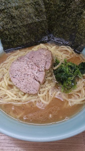 「ラーメン並650円」@横浜ラーメン 武蔵家 明大前店の写真