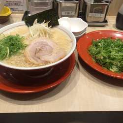 ねぎだくラーメン ＋ 生卵