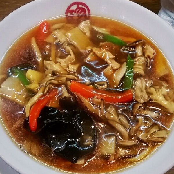 「【期間限定】きのこうまに麺　８００円」@珍來 石岡東光台の写真