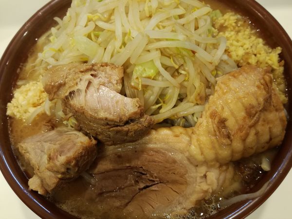 「大ラーメン（豚1枚）＋麺マシ（150g）」@ハイパーファットンの写真