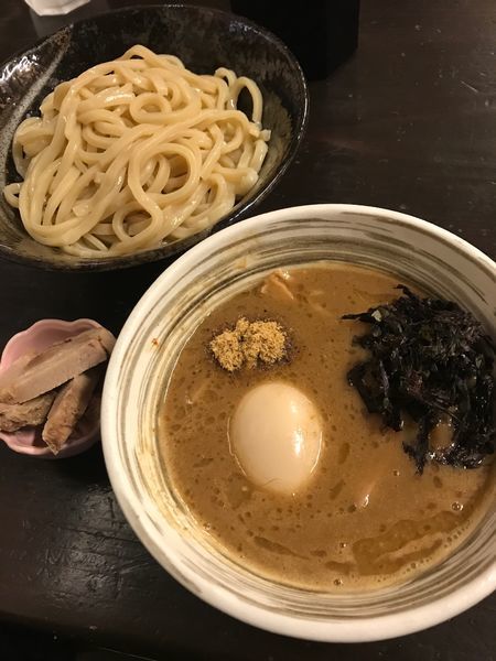 「濃厚鶏魚介夢つけ麺」@めん処 夢ノ弥の写真