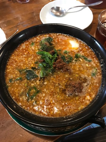 「赤担々麺」@あづま屋 総本店の写真