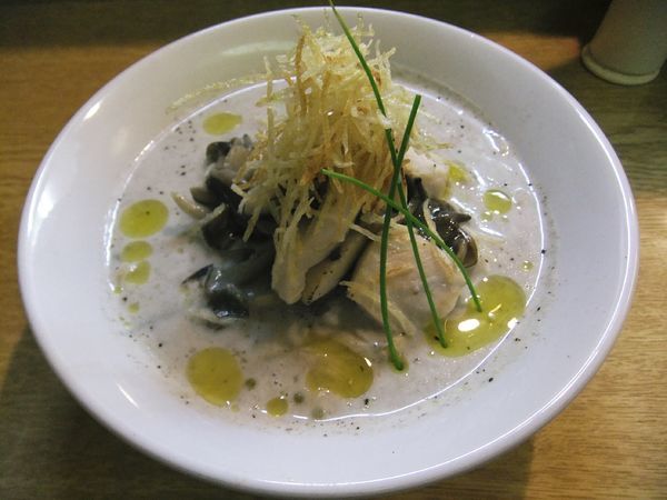 「【限定】きのこのポタージュ麺（900円）」@麺処 あずきの写真