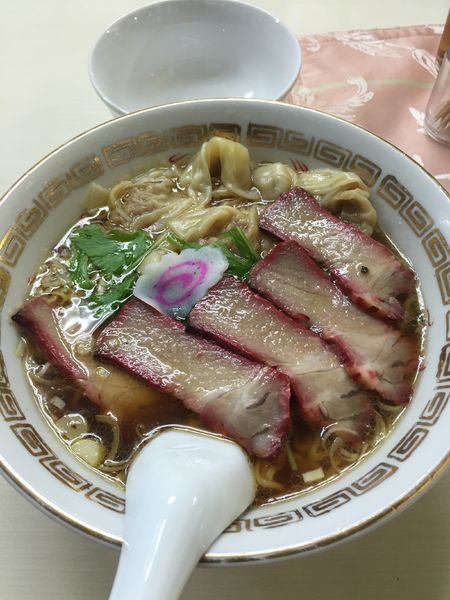 「ワンタンチャーシューめん」@ザ・ラーメン屋の写真