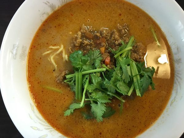 「【限定】スパイシーカレー担々麺 700円」@らーめん 竜屋の写真