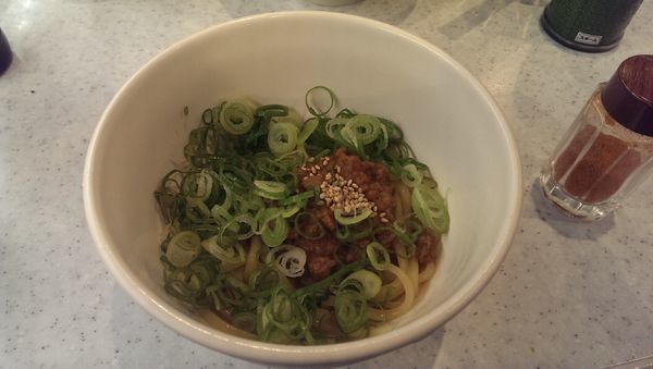 「汁なし、担々麺」@かっぱ寿司 アクロスプラザ若葉台店の写真