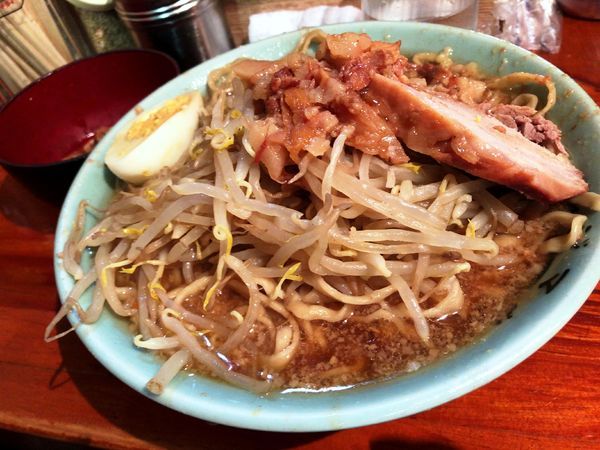 「ラーメン（ニンニクアブラ）」@ラーメン富士丸 西新井大師店の写真