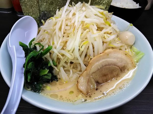 「野菜ラーメン￥780+大盛￥0+ライス￥0」@横浜家系ラーメン お茶の水 魂心家の写真