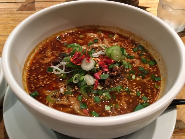 「紅麻辣坦々麺」@蒼龍唐玉堂 六本木店の写真