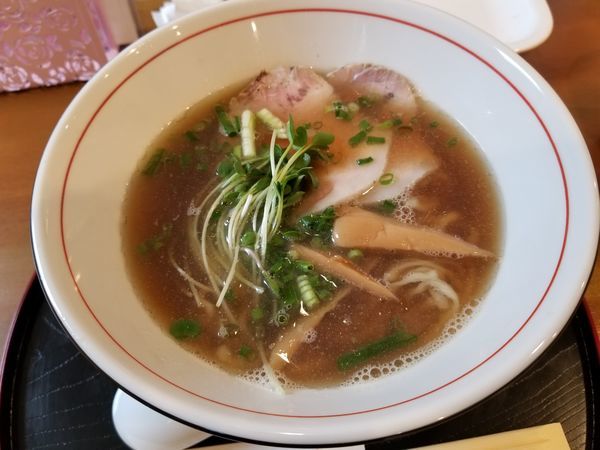「煮干醤油麺　手もみ麺」@麺や 阿吽の写真