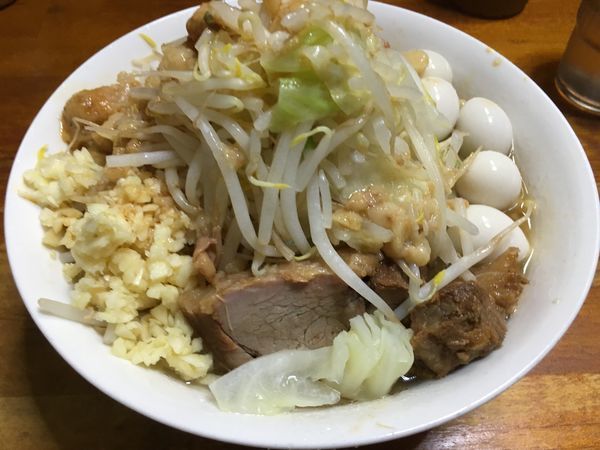 「小ラーメンうずら全部」@蓮爾 新町一丁目店の写真