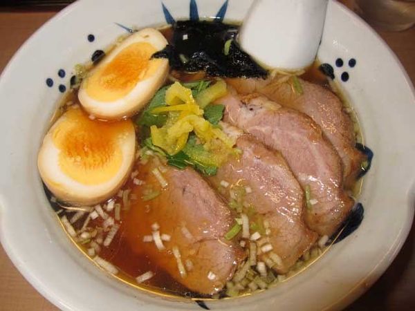 「ちゃーしゅうめん　950円＋双子の味玉　100円」@与ろゐ屋の写真