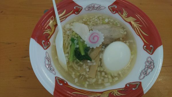 「【若武者】青森シャモロック塩鶏中華そば（500円）」@大つけ麺博 大感謝祭の写真