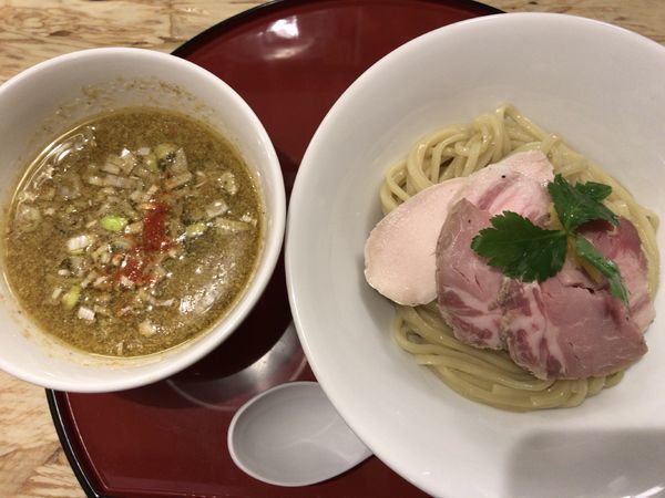「鶏としそつけ麺950円」@中華そば 依々恋々の写真