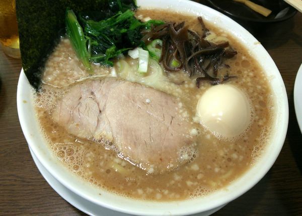 「ラーメン＋味玉（クーポン）　700＋0円」@うまいヨ ゆうちゃんラーメンの写真