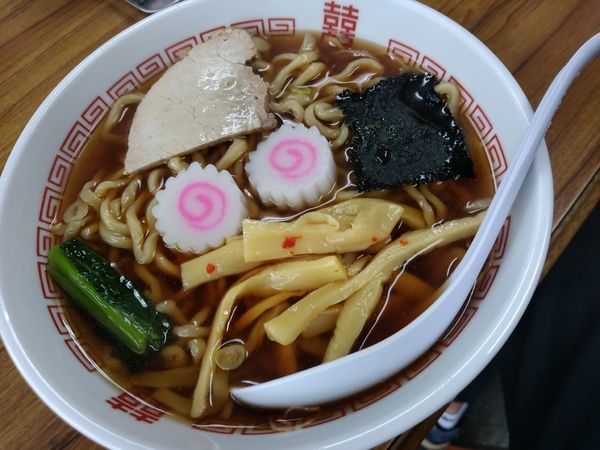 「中華そば(並盛・230g)600円」@みやご食堂の写真