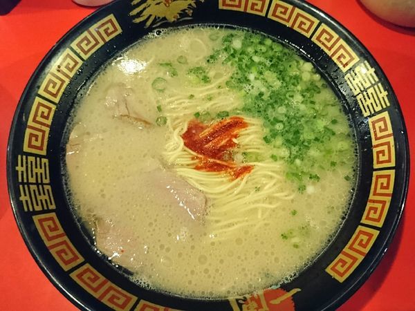 「天然とんこつラーメン」@一蘭 本社総本店の写真