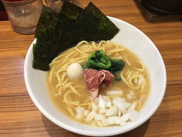 「濃真鯛 家系ラーメン 800円」@壱角家 ふじみ野店の写真