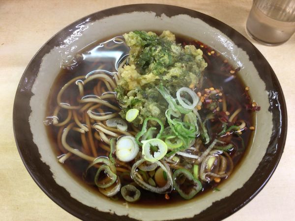 「春菊そば」@岩本町スタンドそばの写真