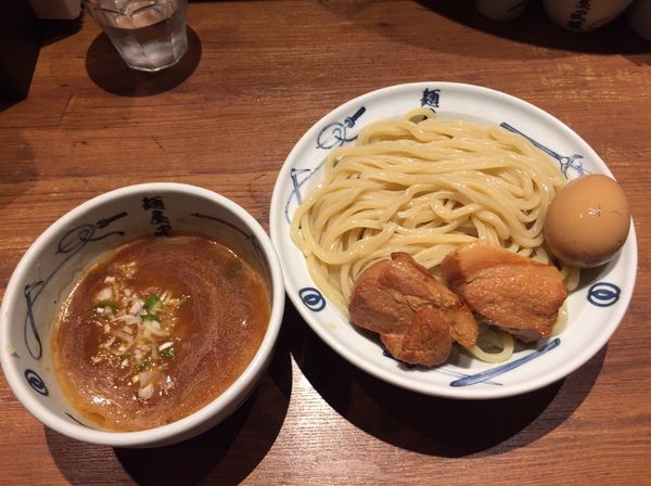 「冷し濃厚武蔵つけ麺 大盛(1200円)」@創始麺屋武蔵の写真