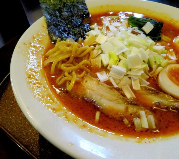 「辛味噌＋葱（1,100円」@信濃神麺 烈士洵名の写真